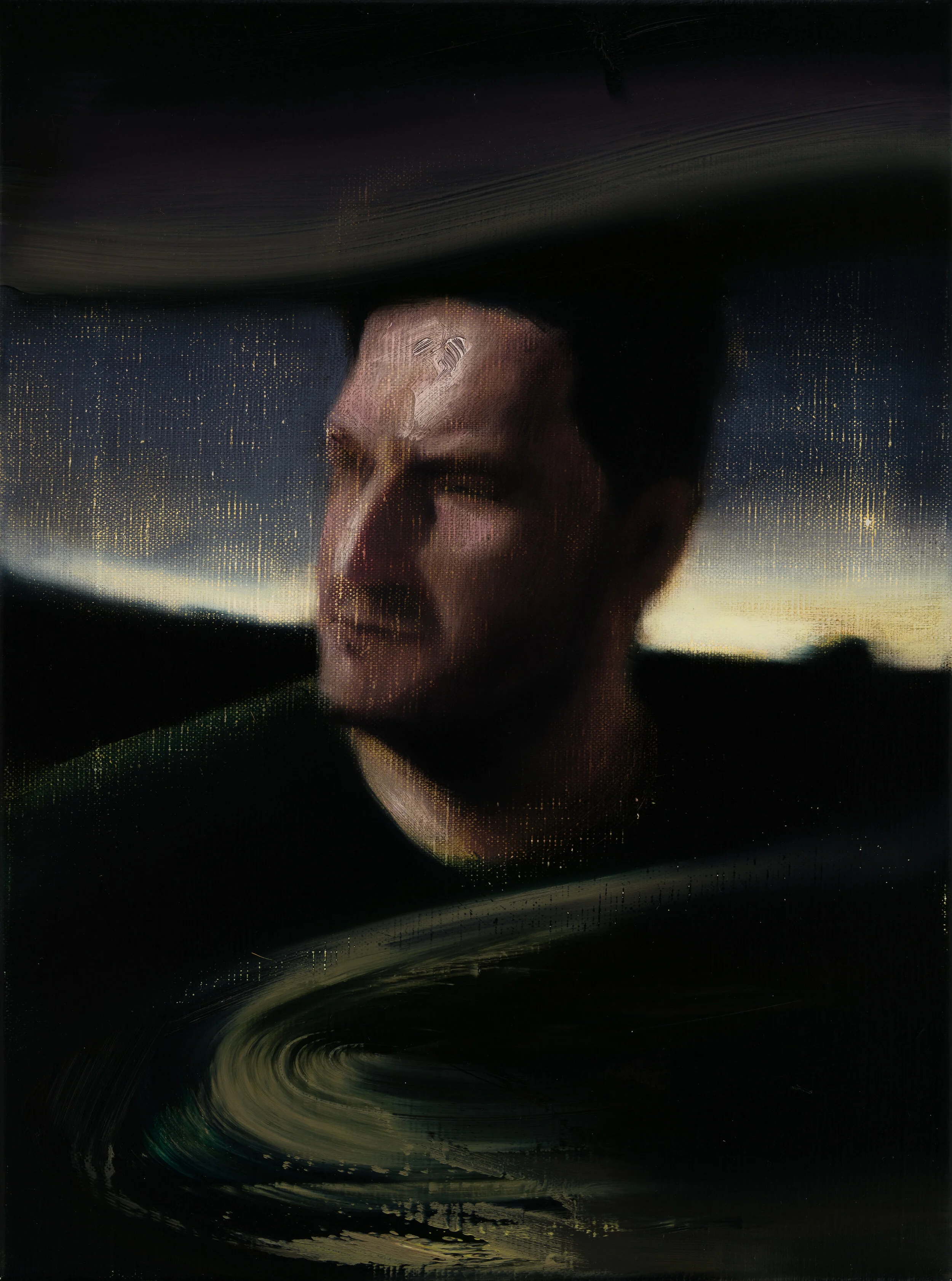  Selfportrait (study), 2020 oil on canvas 40 x 30cm PH. Pavel Curagau 