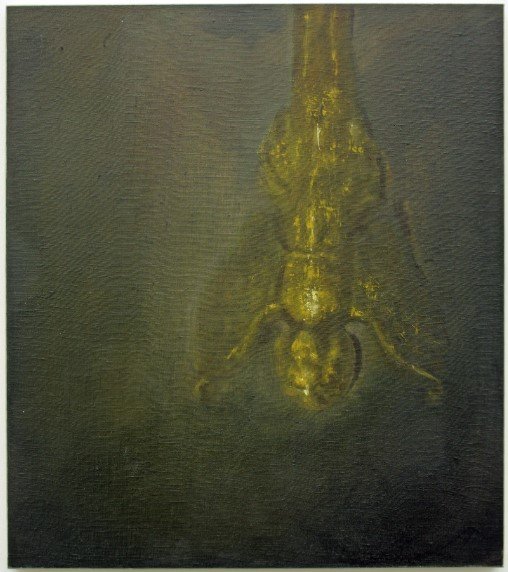 Teodora Axente Seven sins (superbia), 2015 oil on canvas and wood 40 x 34.50 cm