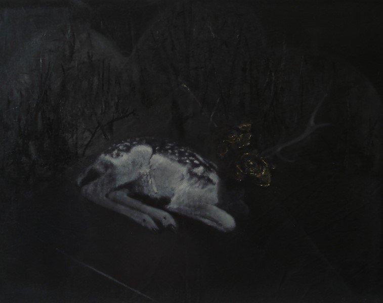 Teodora Axente Psalm XXVIII, 2014 oil on canvas 50 x 35 cm