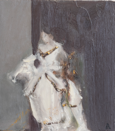 untitled, 2015 oil on marble 17 x 15 cm