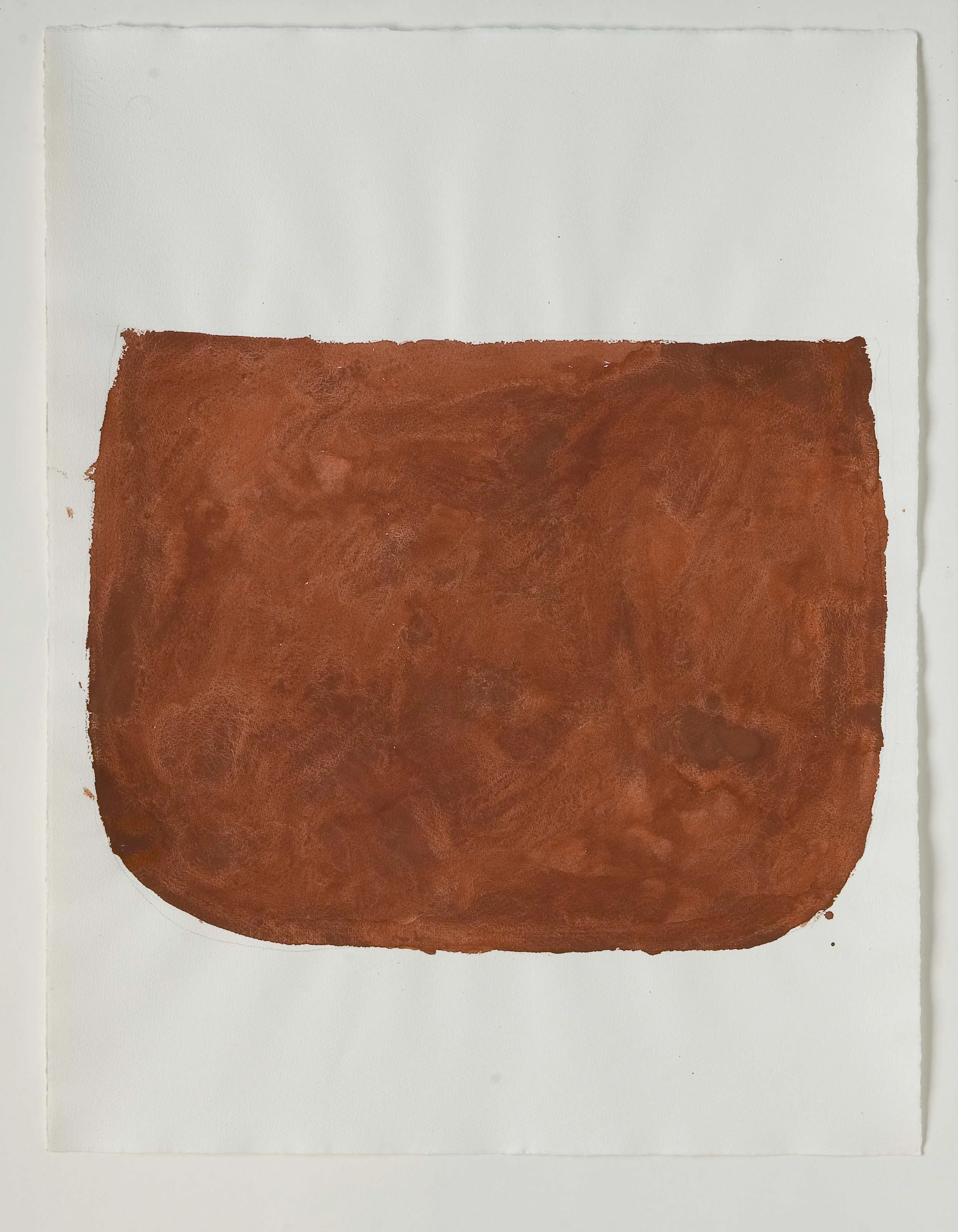  No. WVN_843_RW, untitled, 1982 pigments, oil and arabic gum on rug paper 82 x 48.50 cm 