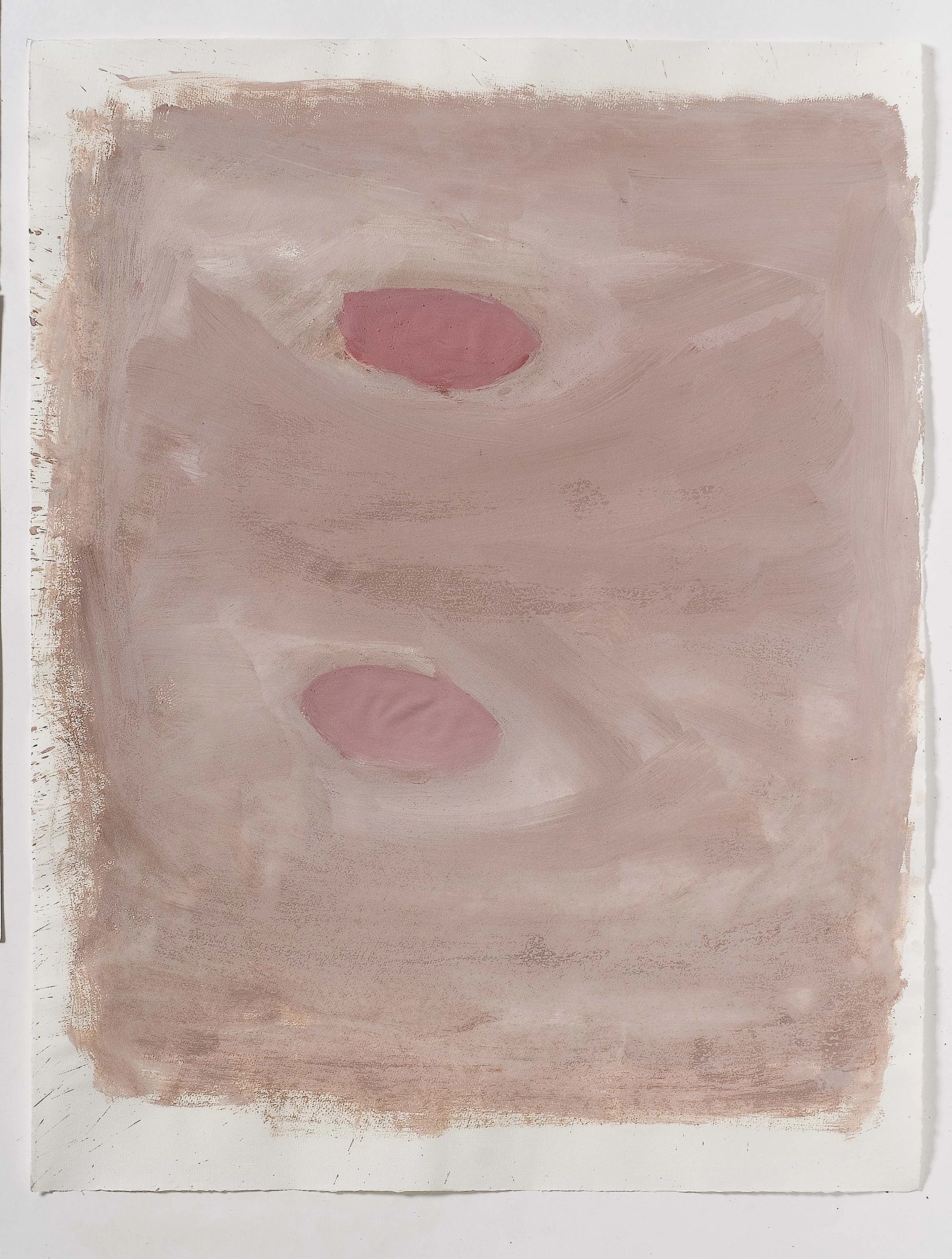  No. WVN_528, untitled, 1990 pigments, oil and arabic gum on rug paper 62 x 48 cm 