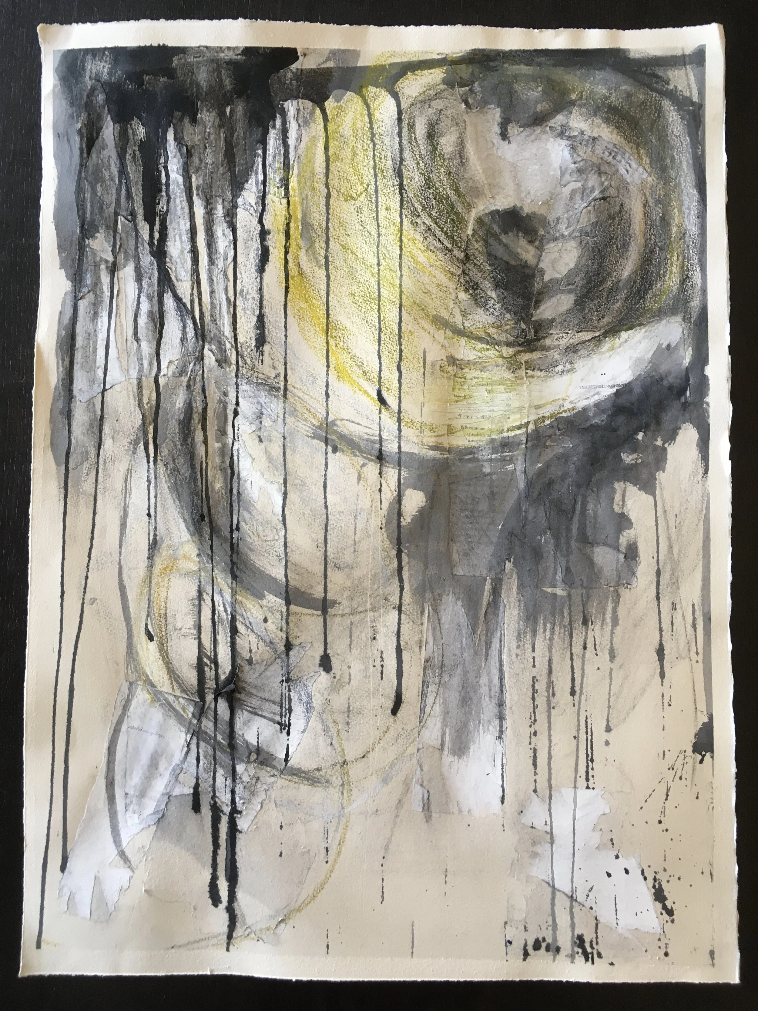 Mixed media drawing