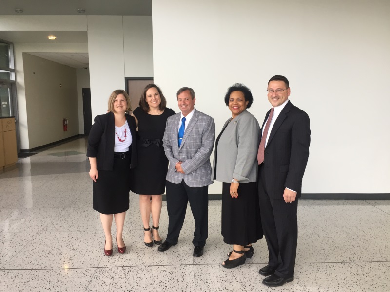 The DRI Team! Left to right: Jennifer Miller, Randi Hewit, Dan Mandell, Andrea Ogunwumi, and James Gensel