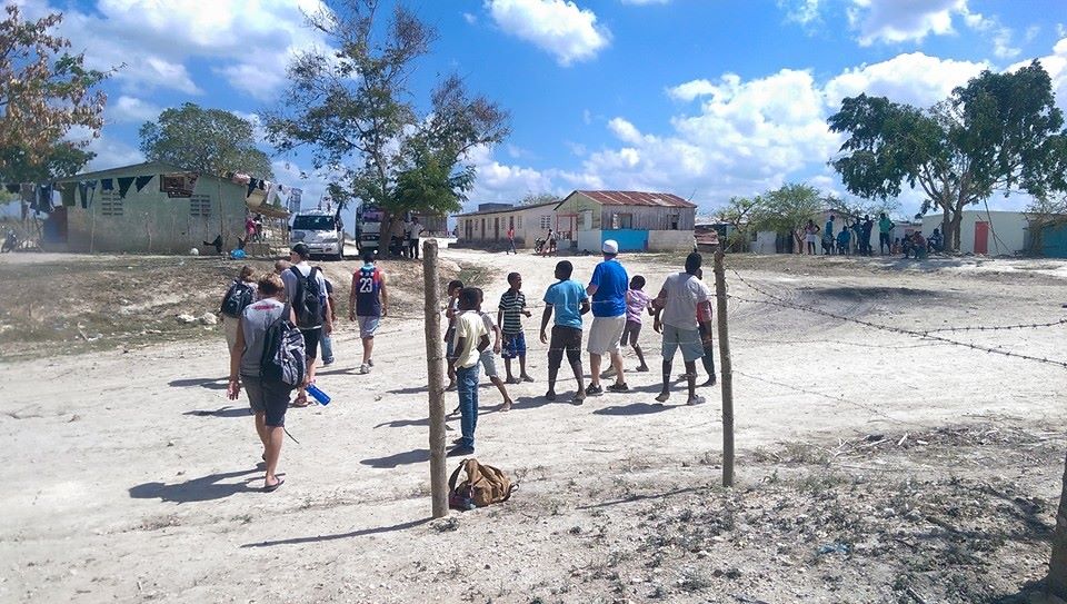These are hot days on the dry streets that the mission team walks as they move door to door with their ministry partners.