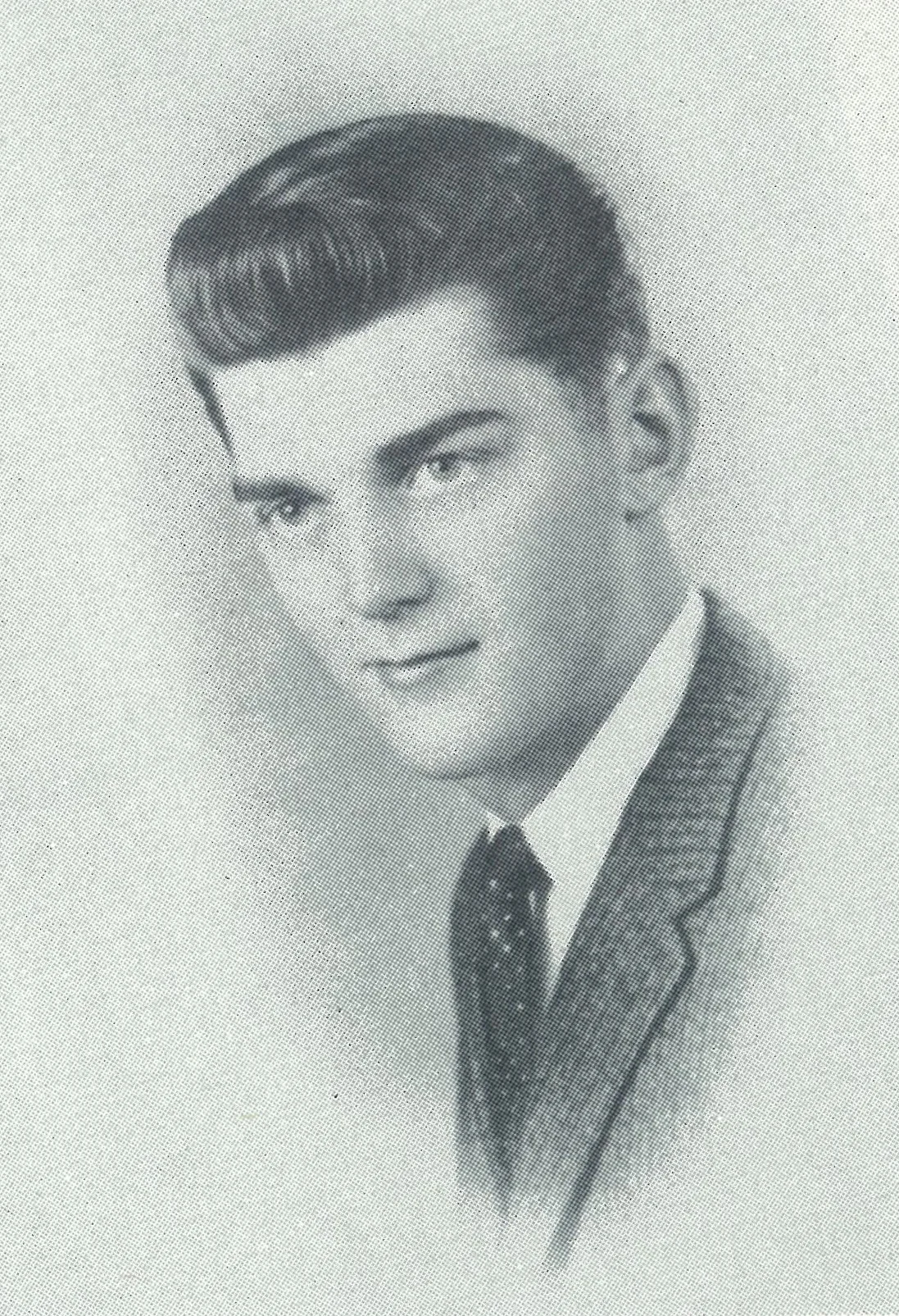Joel Egge's senior photo from the 1959 beacon.