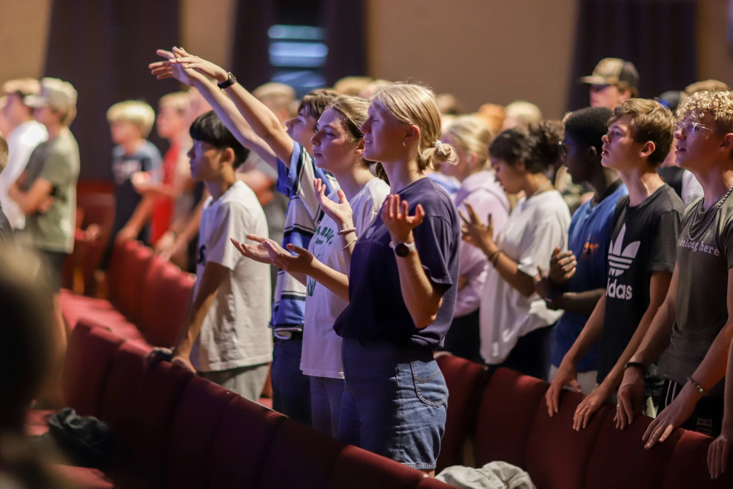 Chapel at Hillcrest is a time for students to orient their hearts and minds for school