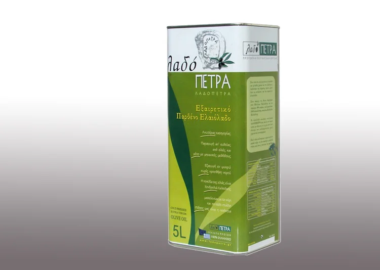 Extra virgin organic olive oil 5L can
