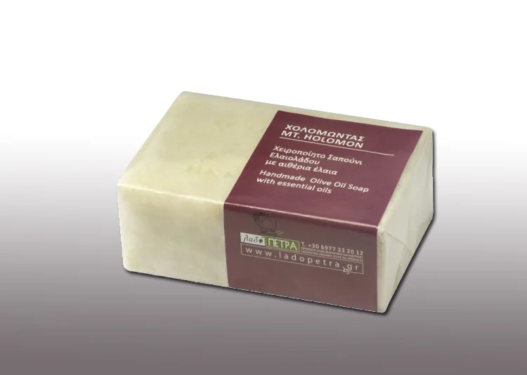 handmade olive oil soap Mt. Holomontas 125gr
