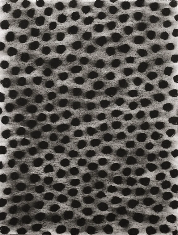 Untitled 14.02 2014 Charcoal on Paper, 12” x 9”