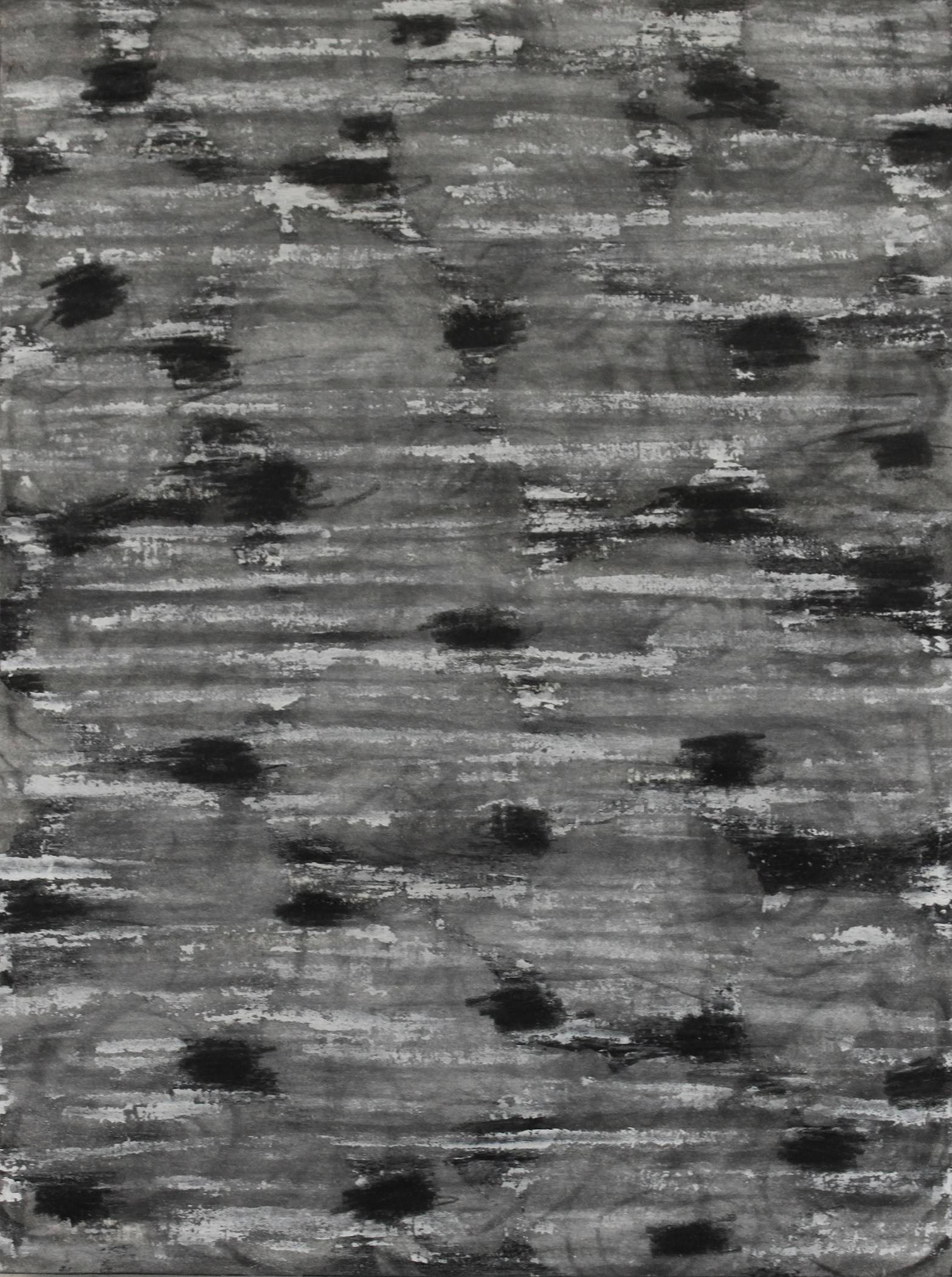 Untitled 22.11 2014 pencil, gouache, ink, charcoal on paper mounted to panel, 12" x 9"