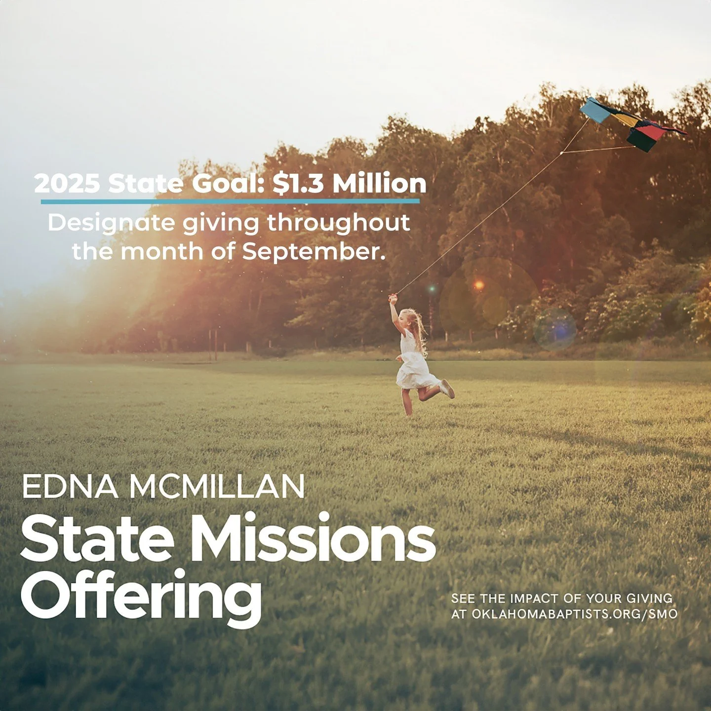 The State Missions Offering funds critical ministries that are reaching people for Jesus&mdash;ministries like Oklahoma Baptist Disaster Relief, Multi-vocational Pastors encouragement, Baptist Collegiate Ministries (BCM), and foster care ministry.

D