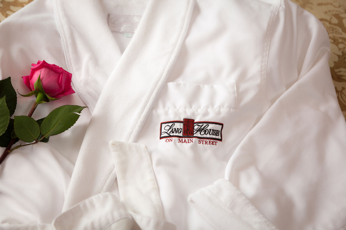 Plush Bathrobes at the Lang House on Main Street