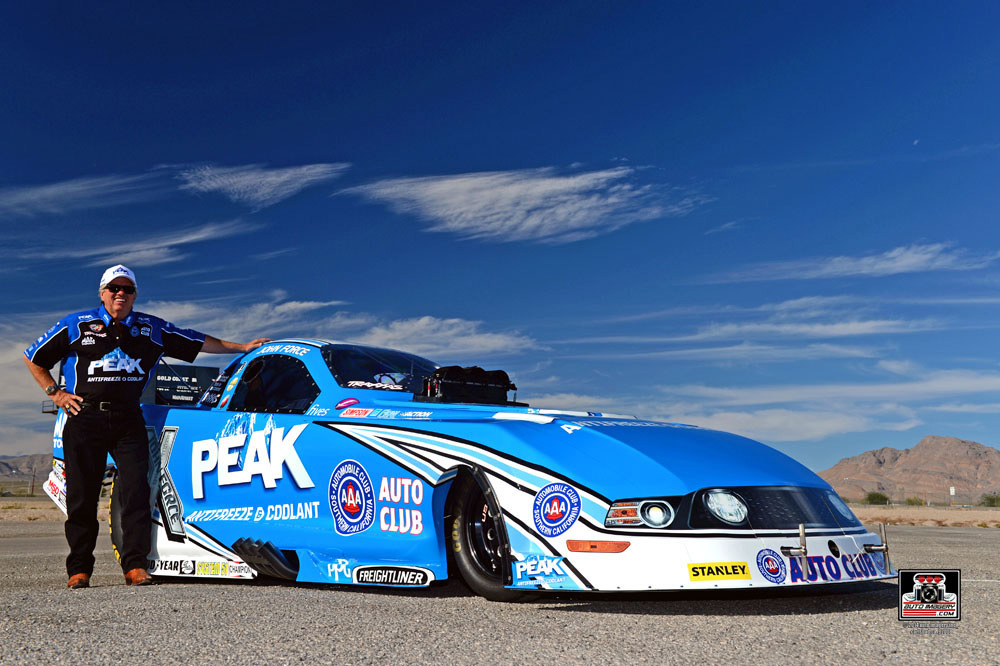 John Force Racing will be sponsored by Peak Antifreeze and Coolant for the 2015 NHRA season