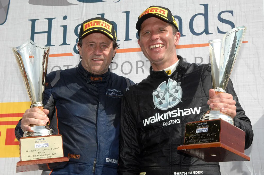 Tony Quinn and Garth Tander win the Highlands 101 endurance race