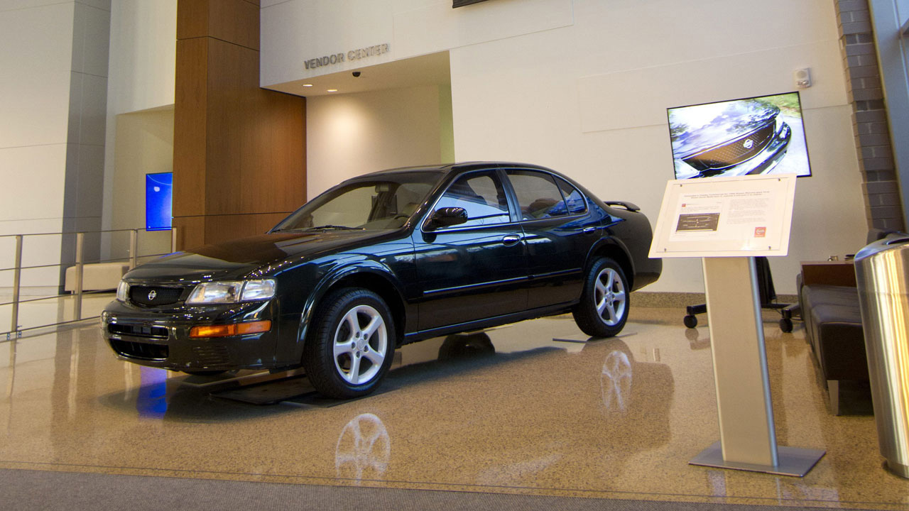 Luke Aker's Nissan Maxima was sold to Nissan who fully restored it /&nbsp;Photo: Road and Track