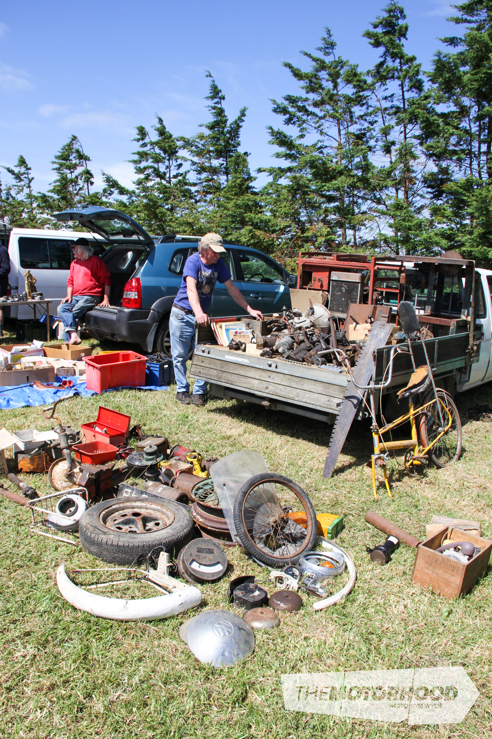 Plenty of old and rare car parts were up for grabs at the swap meet