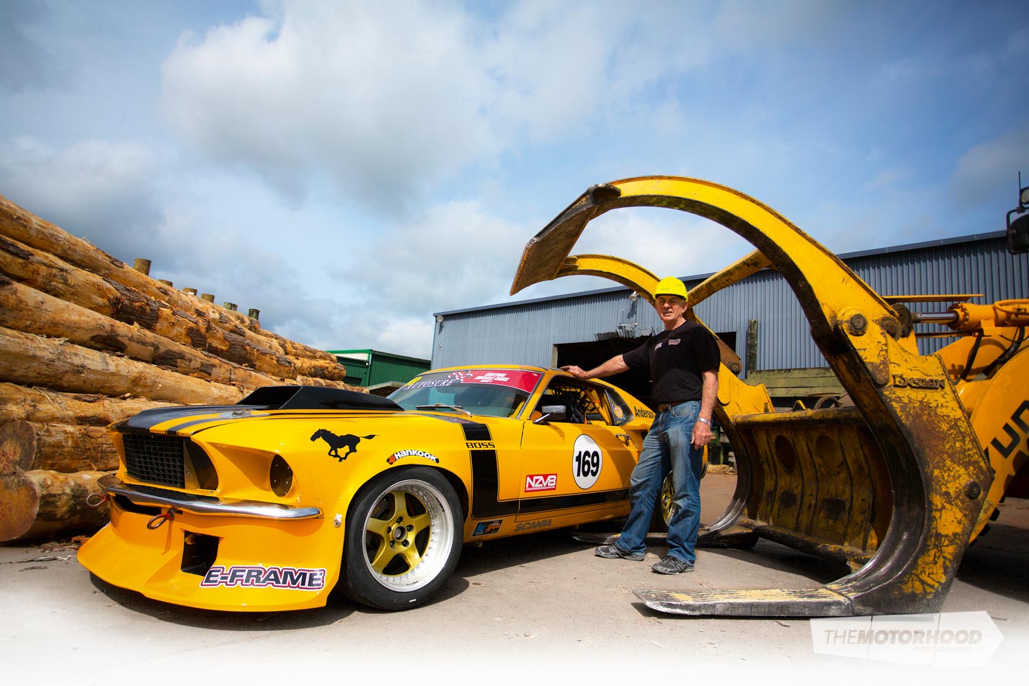 Bruce Anderson and his 1969 Ford Mustang