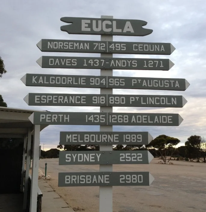 A great sign on the Nullarbor