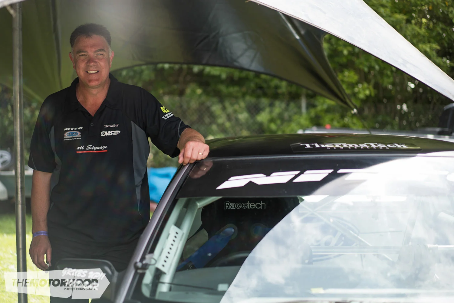 Wayne Christie, along with two other racers, and crew made the big journey to compete up North 