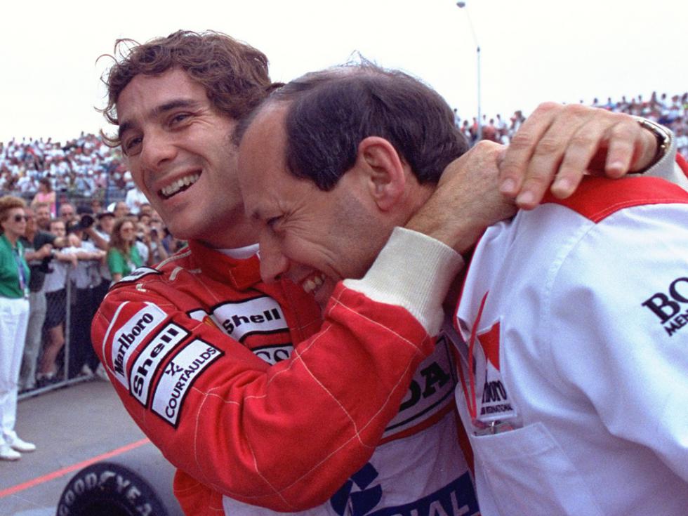 Just good mates —&nbsp;Ayrton Senna and Ron Dennis