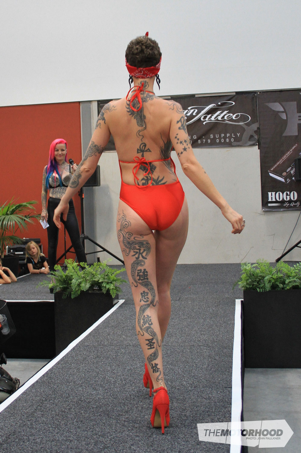Emilie from San Francisco was awarded second place in Miss Tattoo 2015
