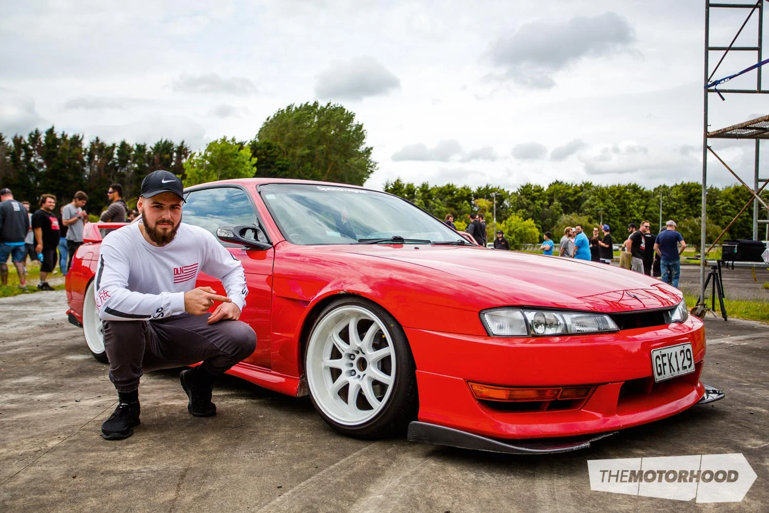 Name: Jason Hunter Car: SR20DET-powered Nissan S14 Wheels: 17-inch/18-inch Work XD9s