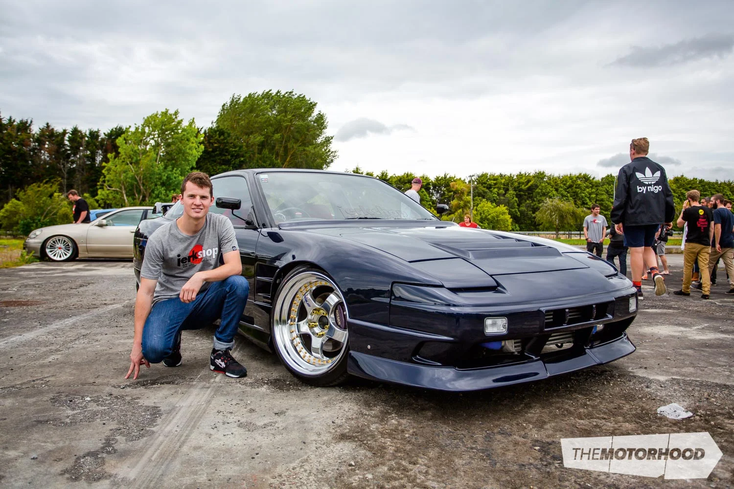 Name: Ryan Gosnell Car: CA18DET 1998 Nissan 180SX Wheels: 18x9.5-inch (-1)/18x10.5-inch (-9) Work Meister S1
