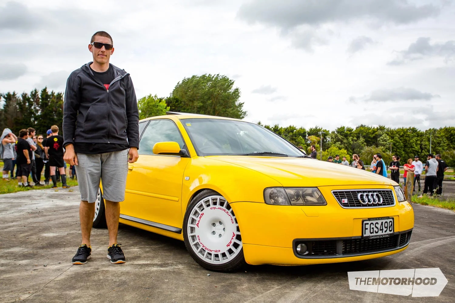 Name: Hans Scheltus Car: Audi S3 Wheels: 18x8.5-inch Rotiform VCE