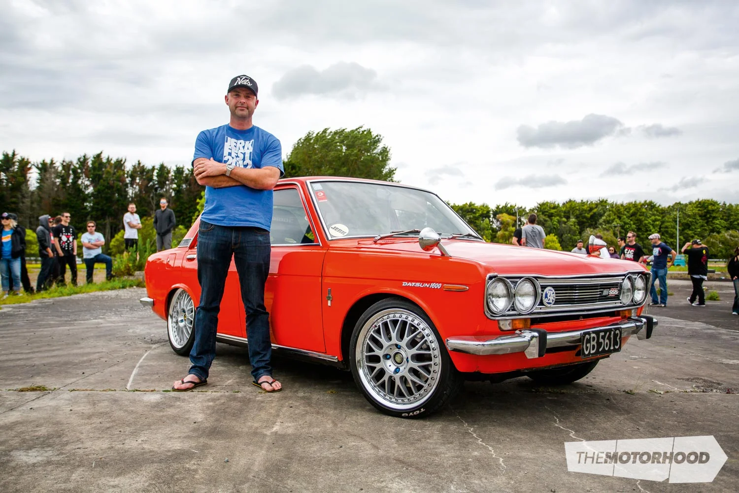 Name: Shannon Thickpenny Car: SR20DET 1972 Datsun 1600 Wheels: 17x6.5-inch/17x7.5-inch Work VS XX