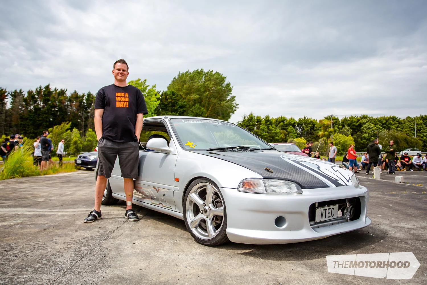 Name: James Lucas Car: Genuine OG Workshop X-chassis 001 EG Honda Civic Wheels: 15x7-inch ROH Reflex 
