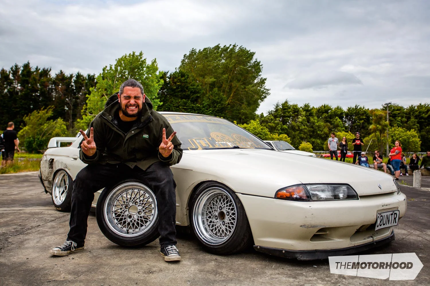 Name: Rolls Royce Car: 1990 Nissan Skyline R32 Wheels: (F)15x8.5 (-8) Hoshino Impul Pro Mesh (R) 15x8.5-inch (16p) Work Equip 02