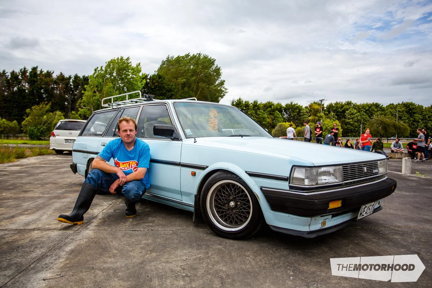 Name: Kelvin Taylor Car: 2.4 Hilux-powered 1988 Toyota Cressida Estate Wheels: 15x7-inch SSR Formula Mesh 