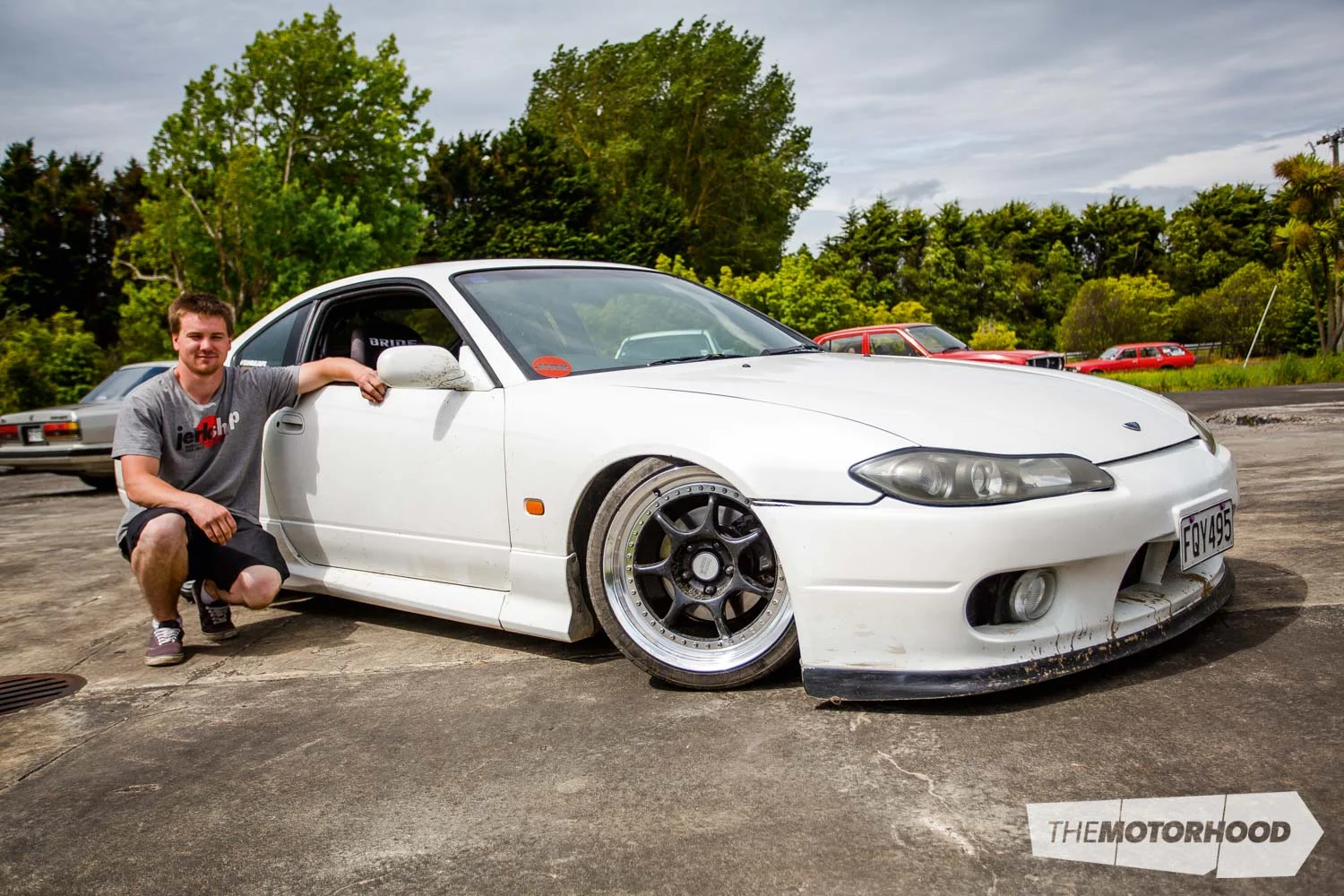 Name: Cameron Dennis Car: Wheels1999 Nissan S15 Wheels: 17-inch Enkei RS