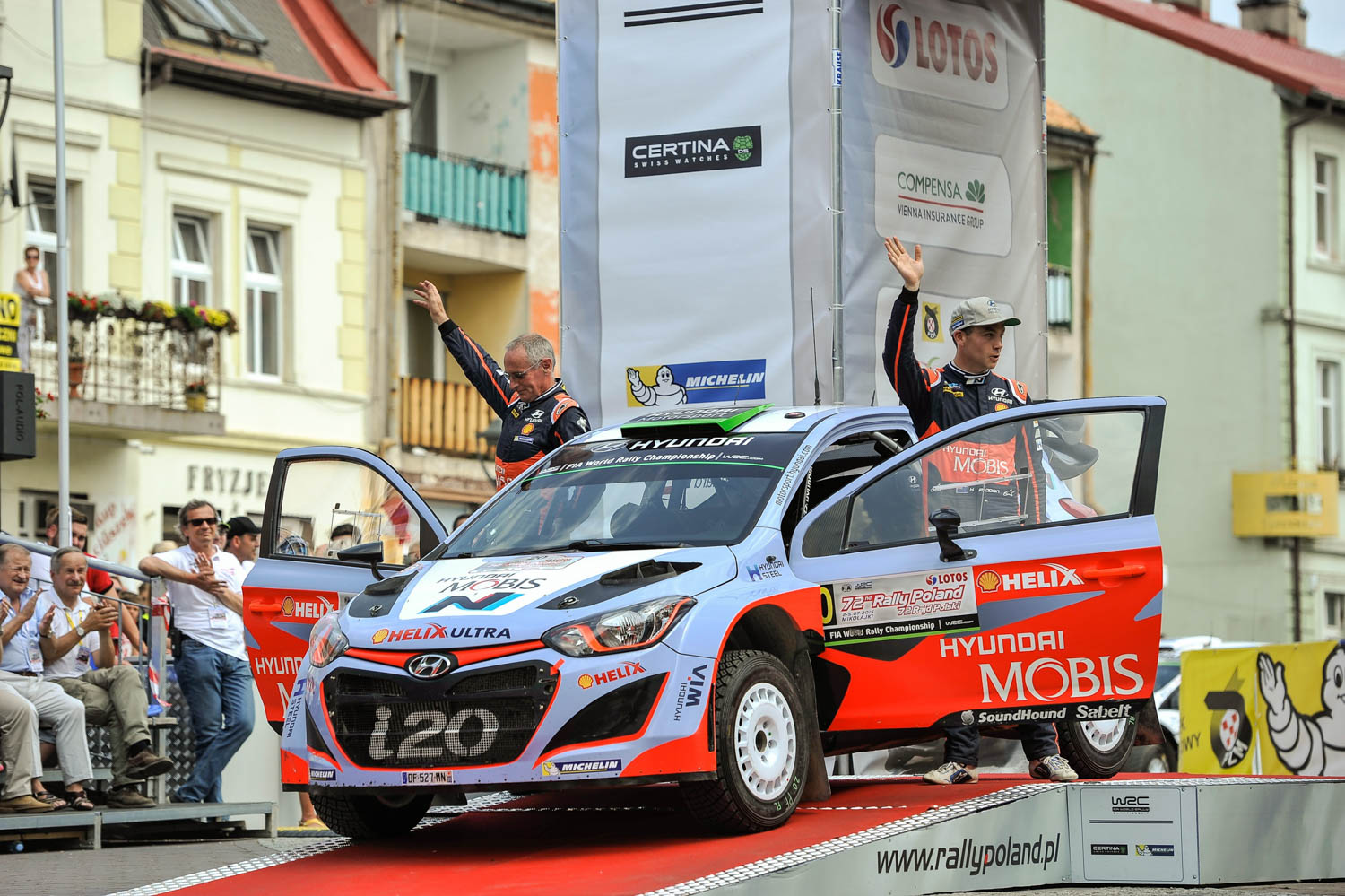 Hayden Paddon and John Kennard WRC Rally Poland finish Sunday_1 Vettas Media.jpg