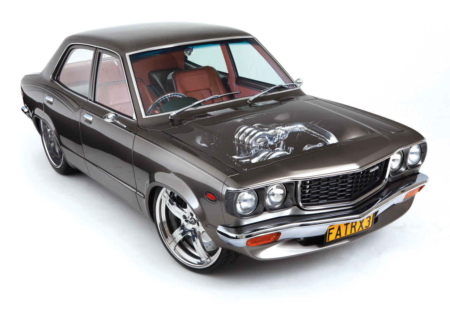 The MotorEx-mastering 1973 Mazda RX-3 from over the ditch — The
