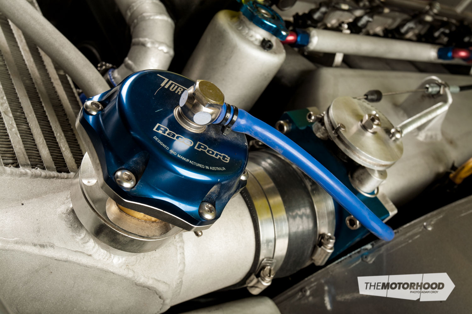 Blue Aramox Car Universal Blow Off Turbo Pressure Relief Intercooler Exhaust Valve Turbo Pressure