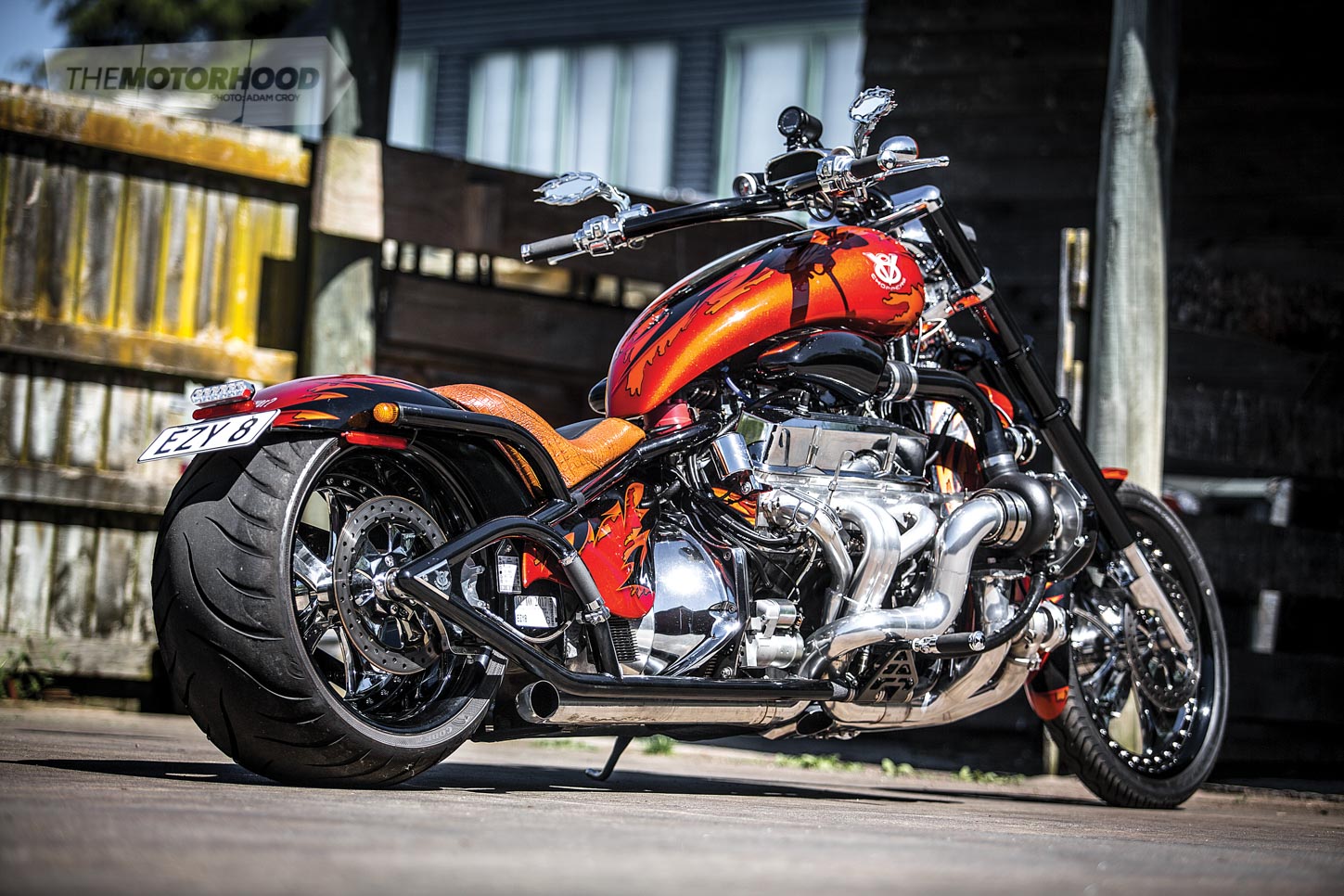 Twin turbo clearance v8 motorcycle
