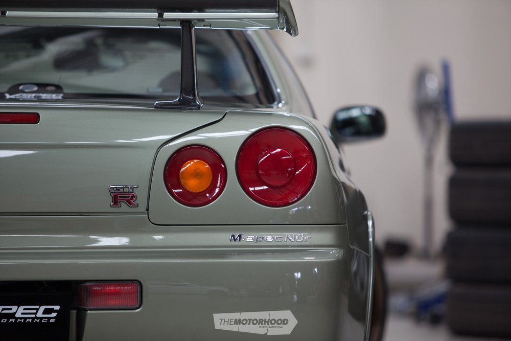 Flying V Omori Factory Built R34 Gt R M Spec Nur The Motorhood