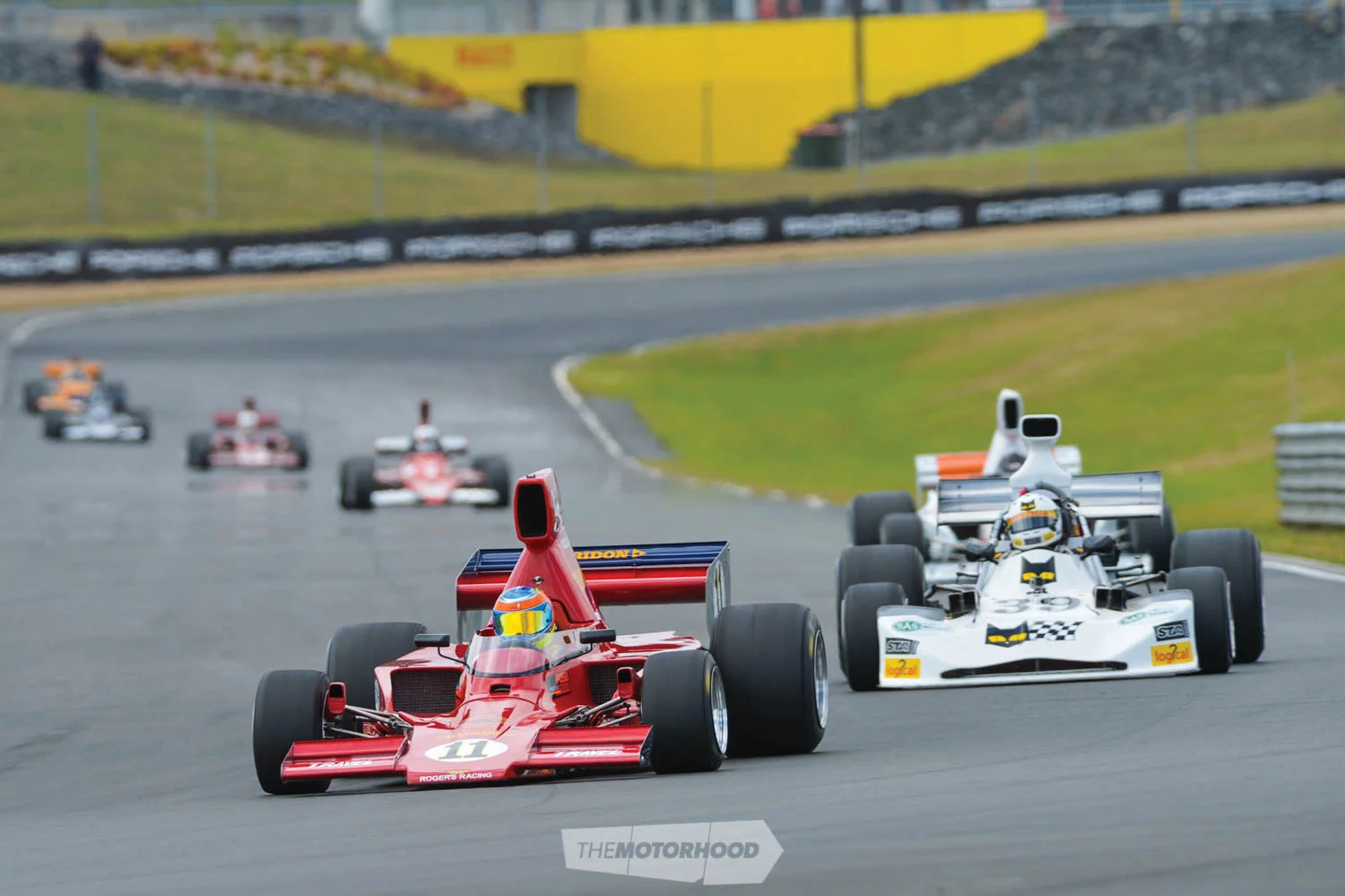 Kenny cleaning up Formula 5000