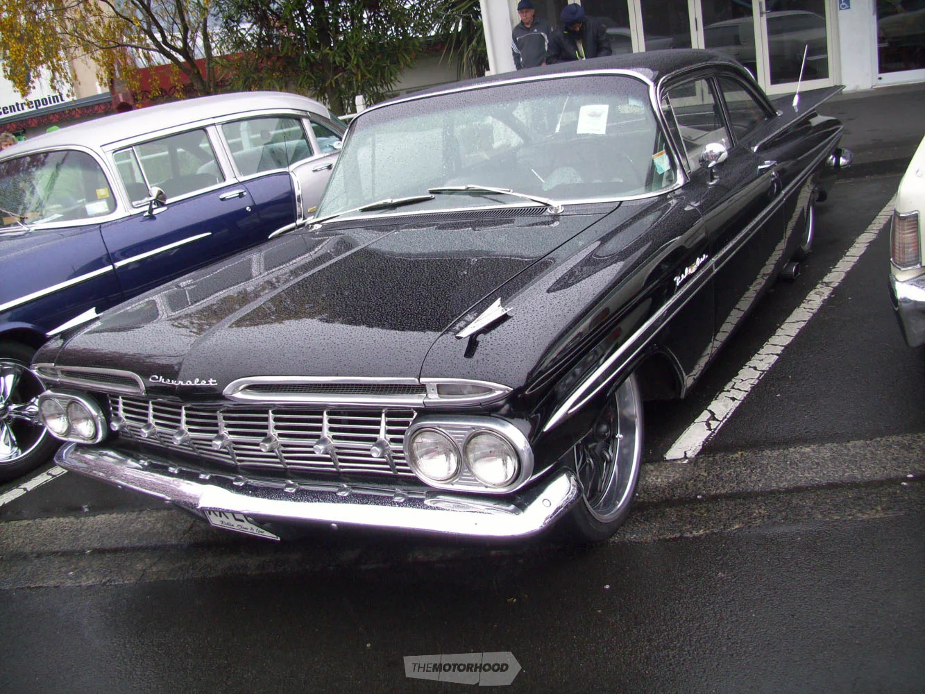Anther Bay Rodders member Johnny Birch came in his beautiful black 1959 Chevrolet BelAir.jpg