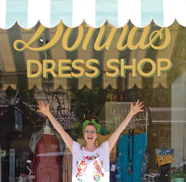 Donna's Dress Shop.