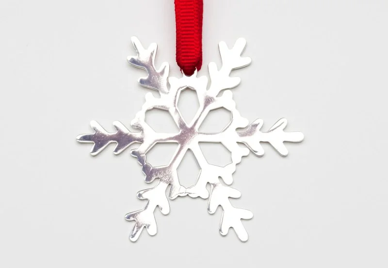   Snowflake II Ornament&nbsp;   White Brass &nbsp;| &nbsp;ASn02-W &nbsp;| &nbsp;$170   Sterling Silver &nbsp;| &nbsp;ASn02-Ag &nbsp;| &nbsp;$220&nbsp;     