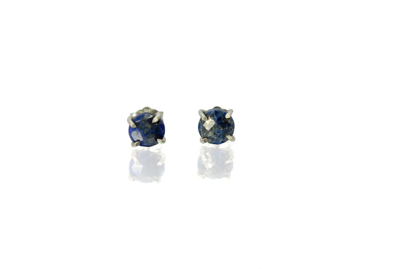Lapis Lazuli Stud Earrings