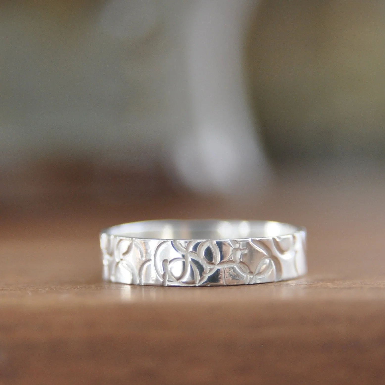 DIY Jewelry Valentine's Day Textured Rings