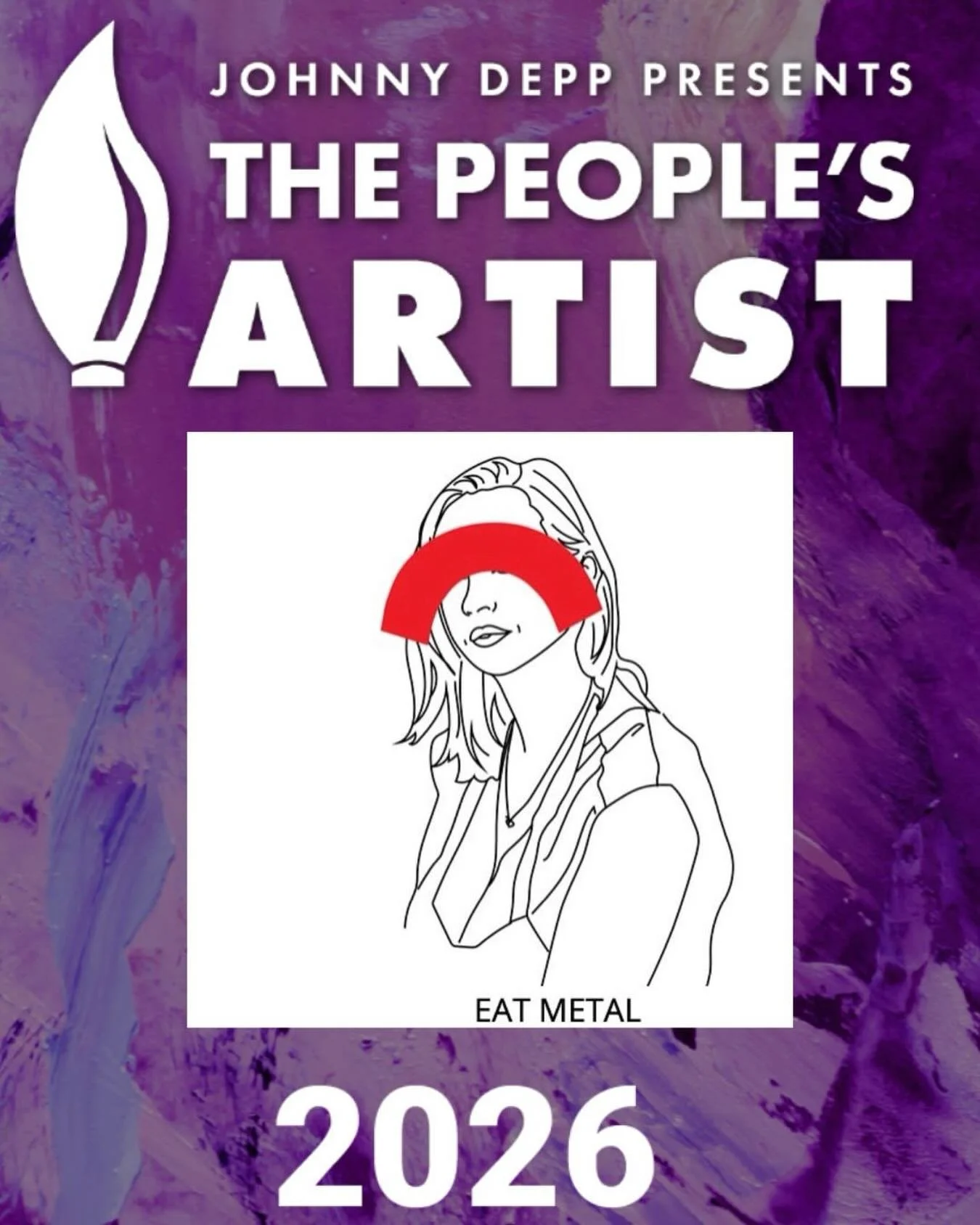 I am participating in the People&rsquo;s artist competition presented by Johnny Depp.
And I would love your vote. You can find the link in my bio.
You can vote for free or you can choose to purchase votes. All funds raised will support
The Art of Ely