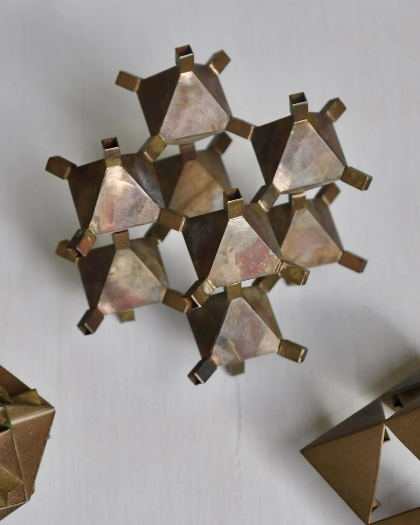OBJECTS / SCULPTURE

The work transforms nature&rsquo;s inherent order-into essential geometric forms. These parts are then assembled into new, harmonious structures, serving as the blueprint for my wearable art.