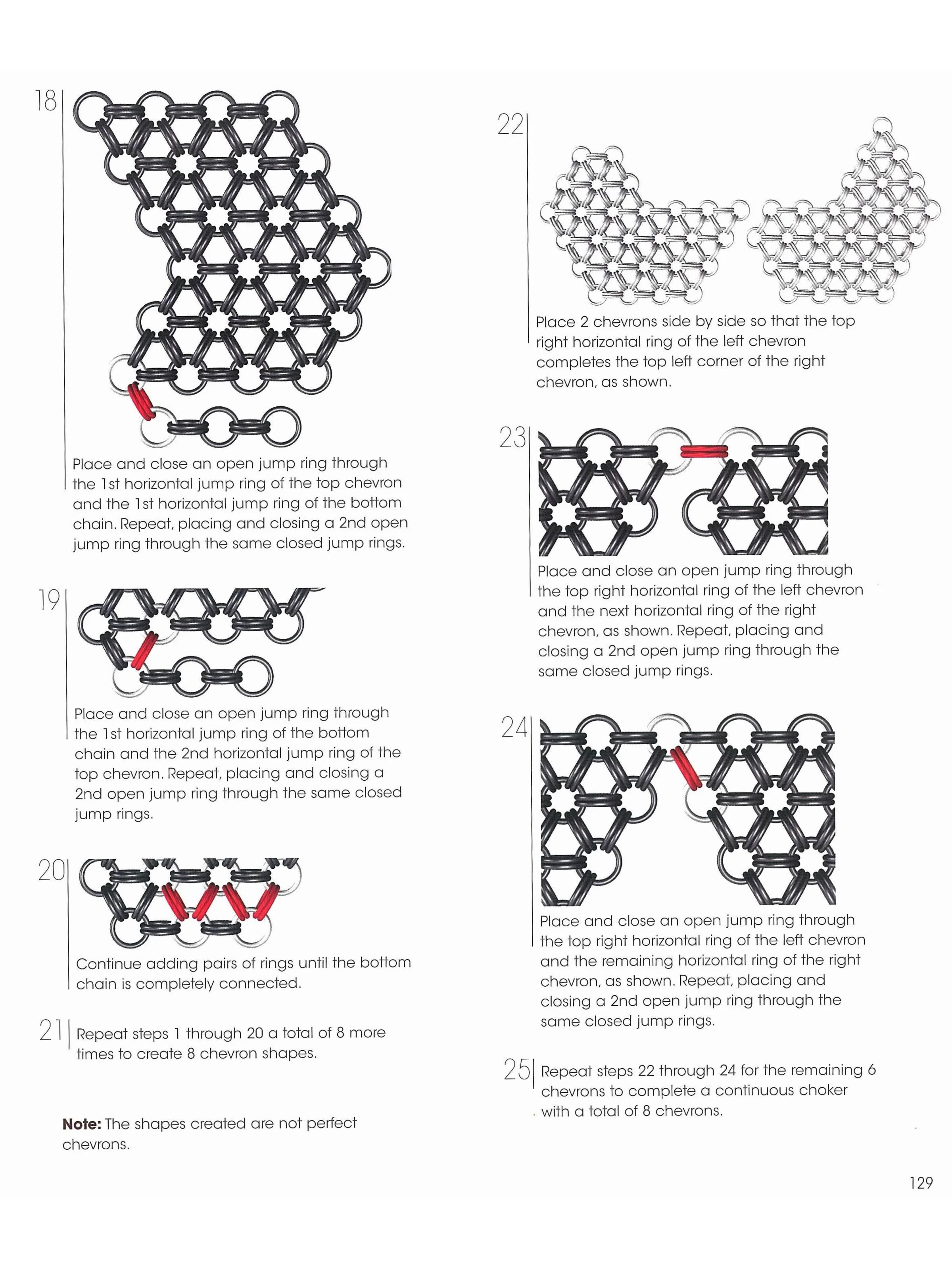 tutorial for Japanese Hexagonal Collar Sterling Silver