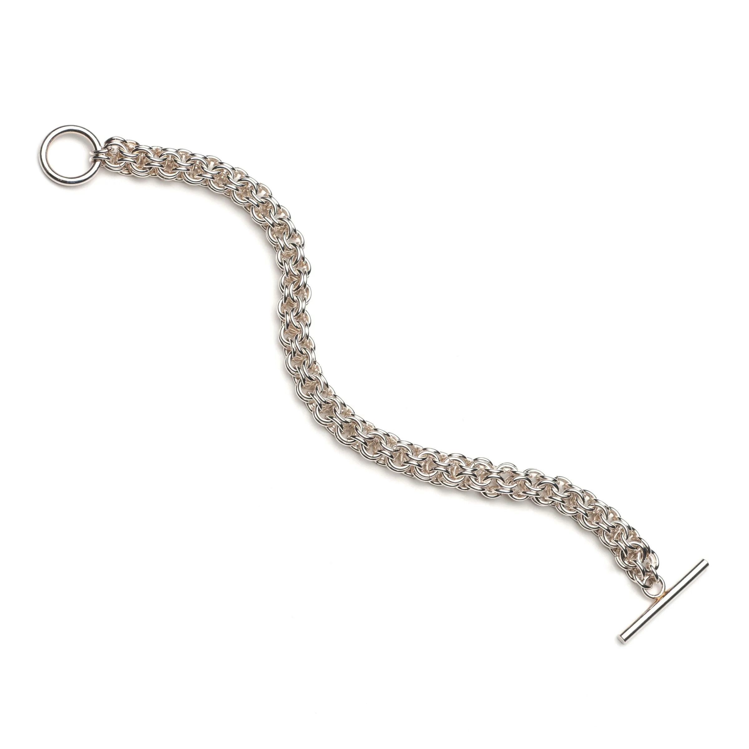 Open Round Chainmail Bracelet or Necklace