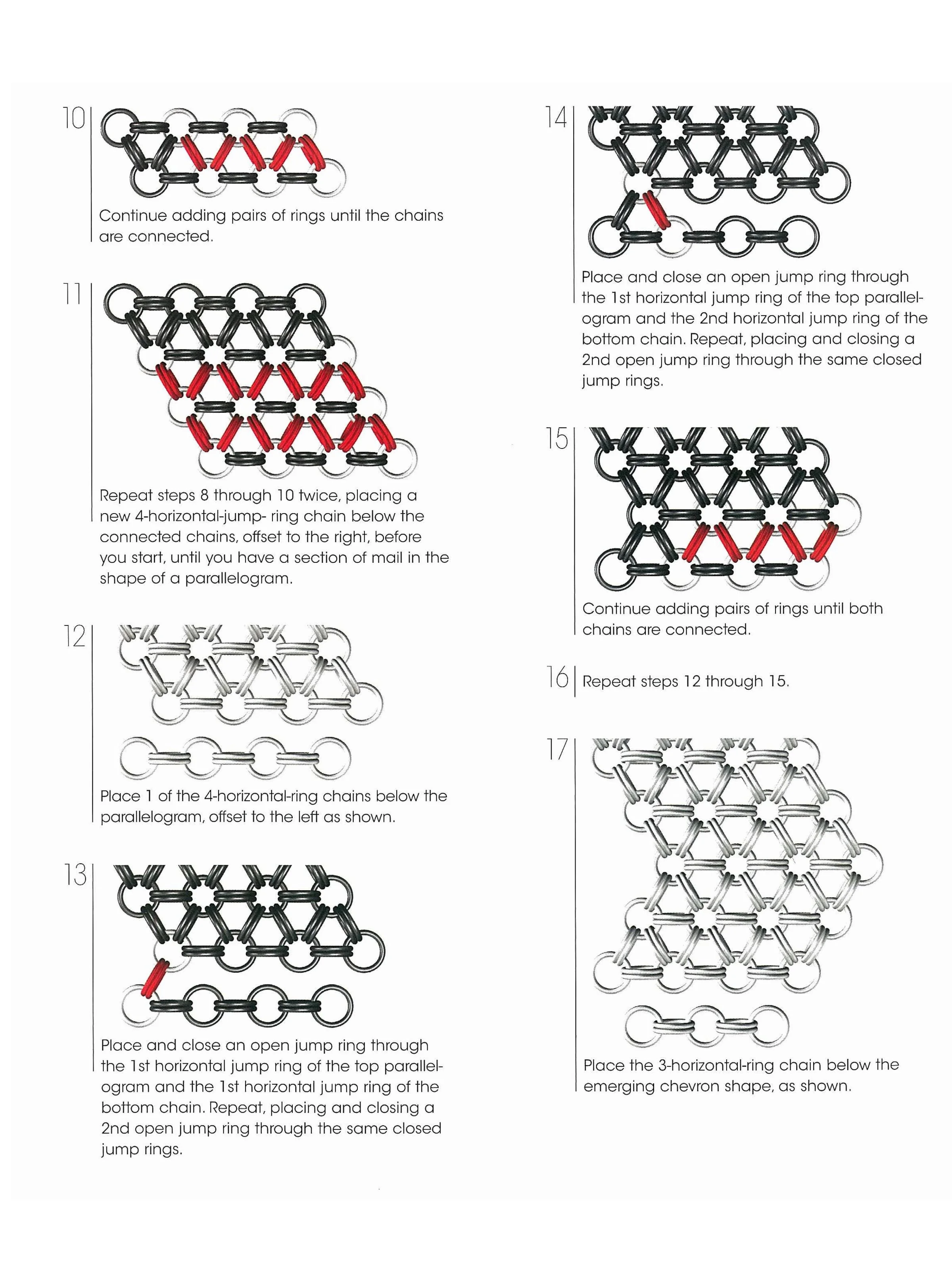tutorial for Japanese Hexagonal Collar Sterling Silver